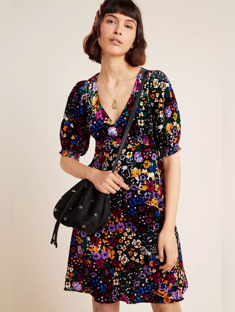 Anthropologie Francie Mini Dress Sz 2 18" PTP NWOT